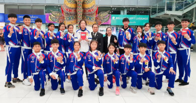 นายสุวพิชญ์ สิริสินรุ่งเรือง นักเรียนชั้นม.4/7 ได้เป็นตัวแทนเยาวชนทีมชาติไทยในการแข่งขันเทควันโด พุมเซ่ ประเภทท่ารำ ชิงแชมป์เอเชีย นายสุวพิชญ์ สิริสินรุ่งเรือง นักเรียนชั้นม.4/7 ได้เป็นตัวแทนเยาวชนทีมชาติไทยในการแข่งขันเทควันโด พุมเซ่ ประเภทท่ารำ ชิงแชมป์เอเชีย