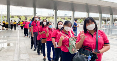 คณะครูและบุคลากรเข้ารับการฉีดวัคซีนป้องกันโรคติดเชื้อไวรัสโคโรนา 2019 (COVID-19) เข็มที่ 1 คณะครูและบุคลากรเข้ารับการฉีดวัคซีนป้องกันโรคติดเชื้อไวรัสโคโรนา 2019 (COVID-19) เข็มที่ 1